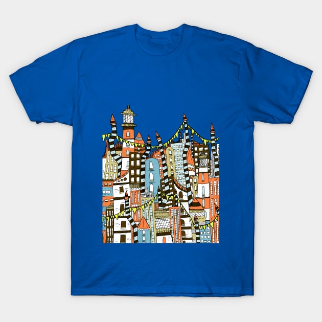 Town fair T-Shirt by Swadeillustrations